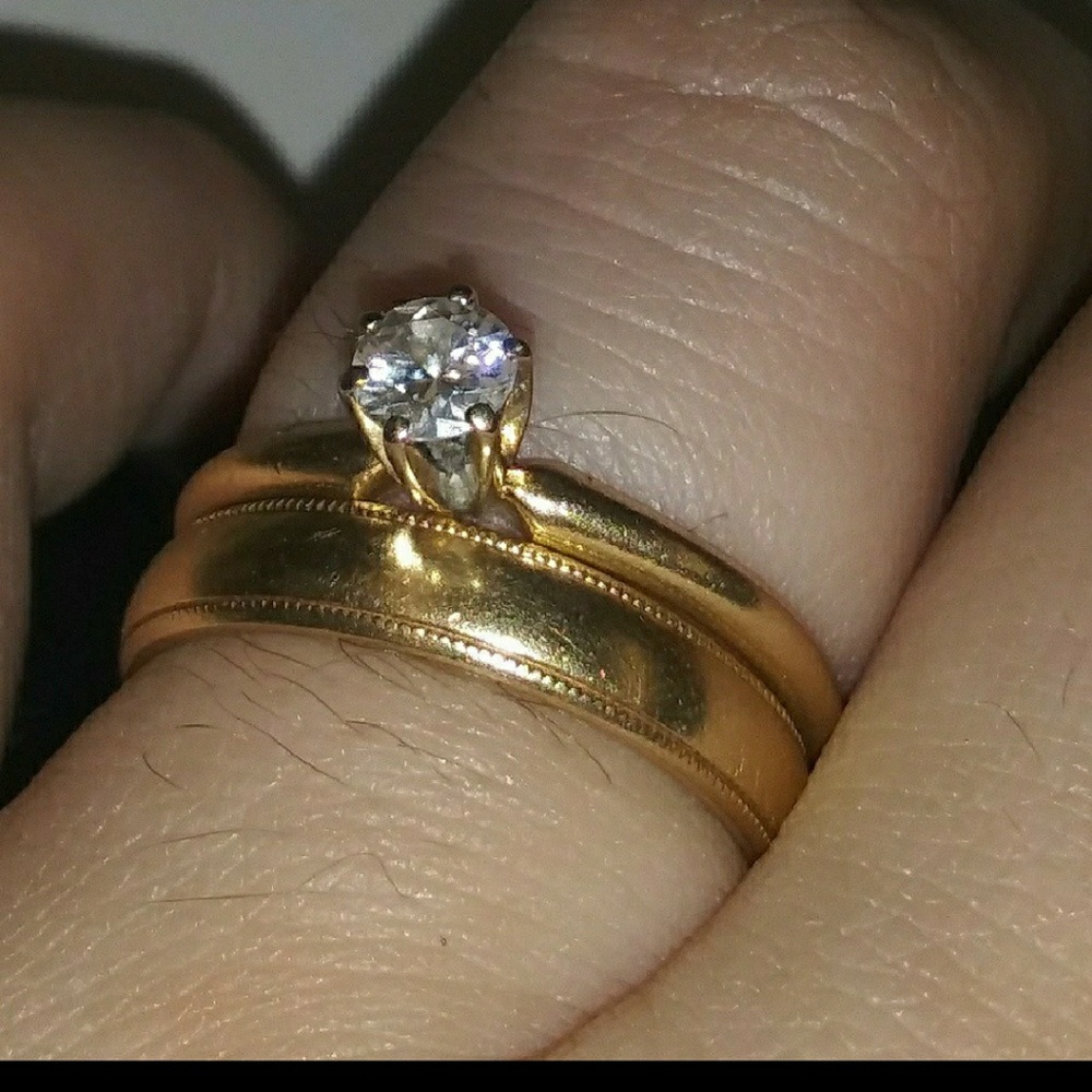 .88 Ct 14k Diamond ring set